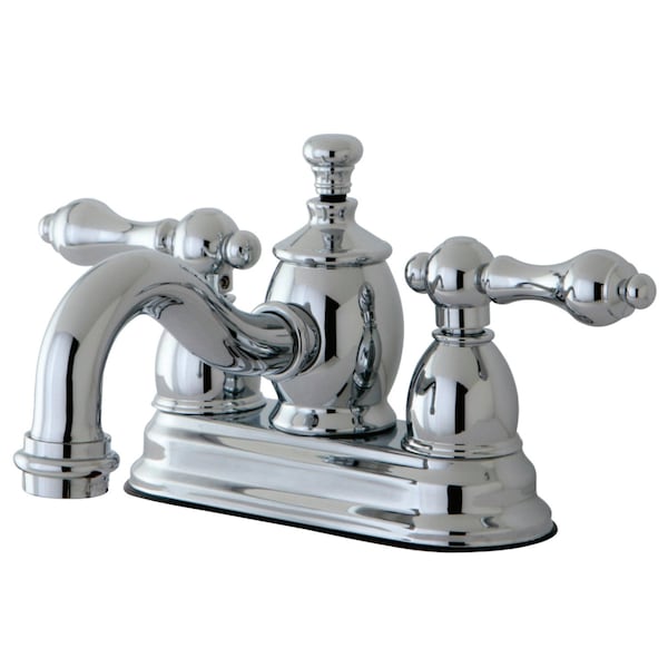 KS7101AL 4" Centerset Bathroom Faucet, Polished Chrome